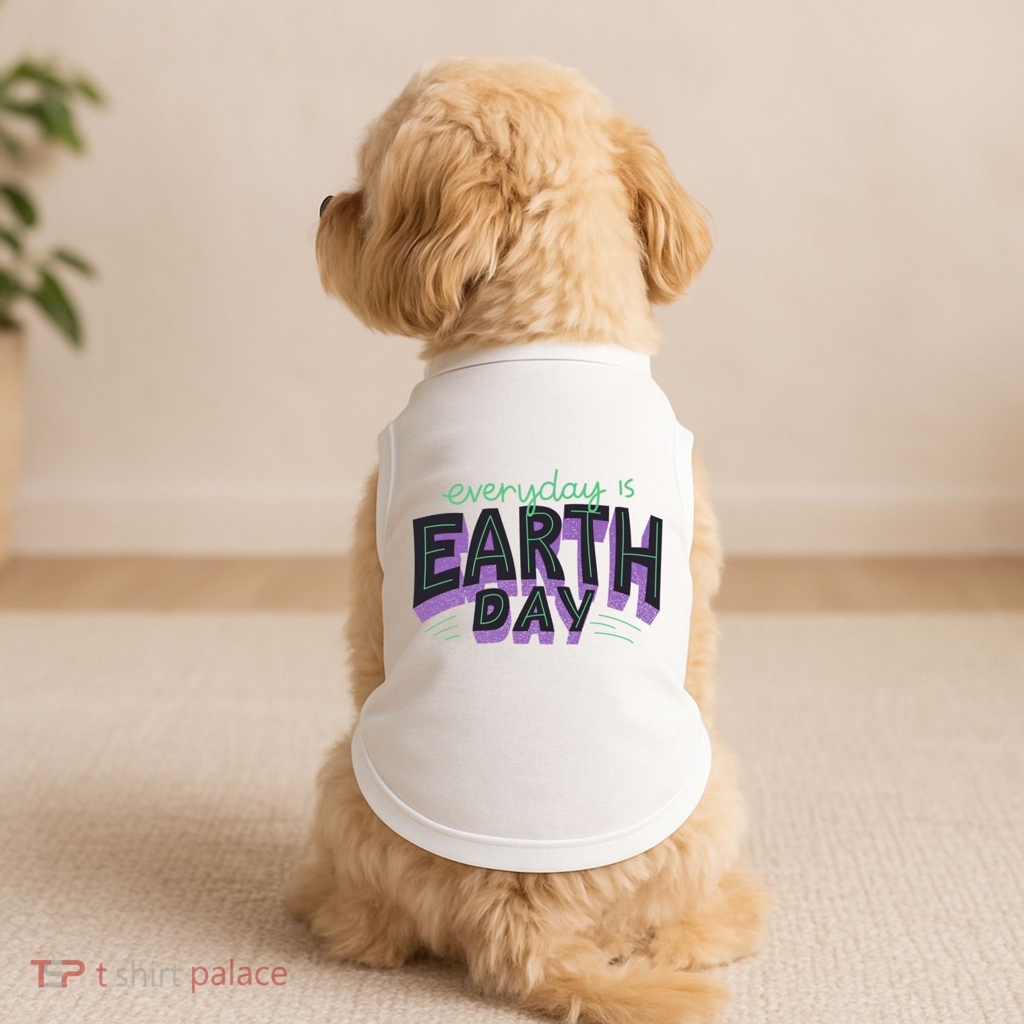 Everyday Is Earth Day Awareness Doggie Tank