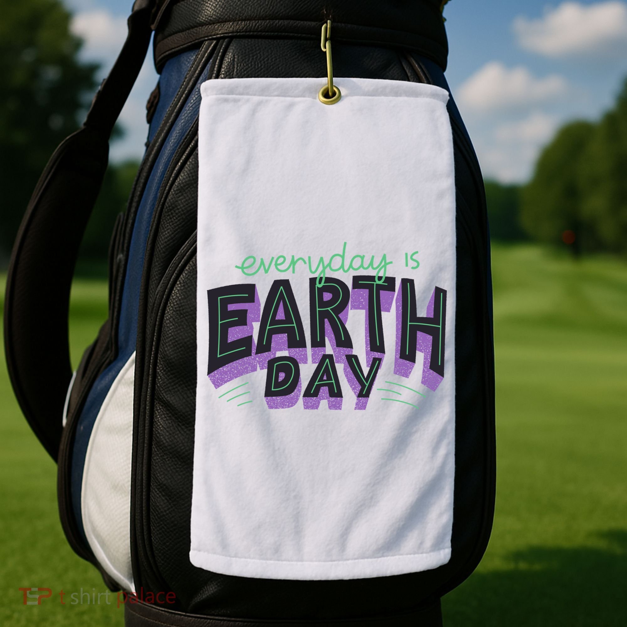 Everyday Is Earth Day Awareness Golf Towel