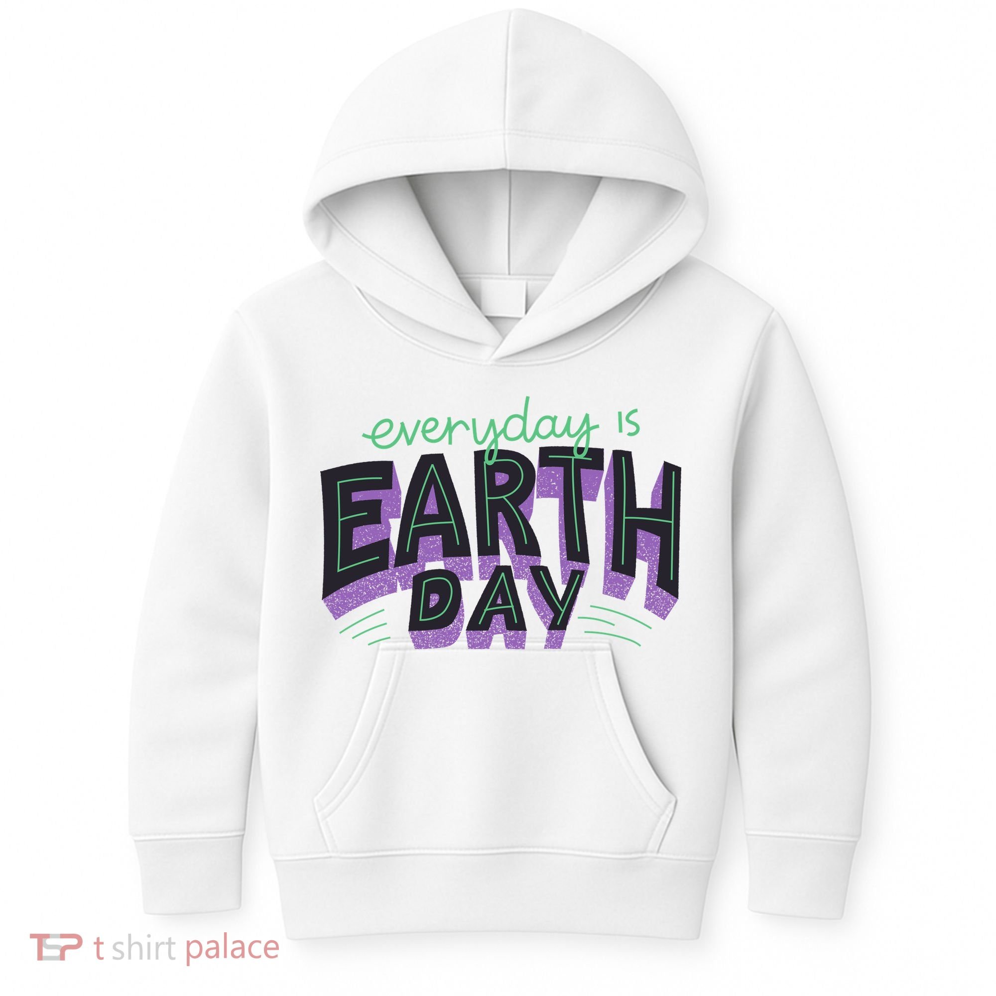 Everyday Is Earth Day Awareness Kids Hoodie