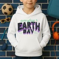 Everyday Is Earth Day Awareness Kids Hoodie thumb 2