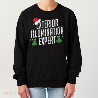 Exterior Illumination Expert Christmas Light Decorator Women's Sweatshirt