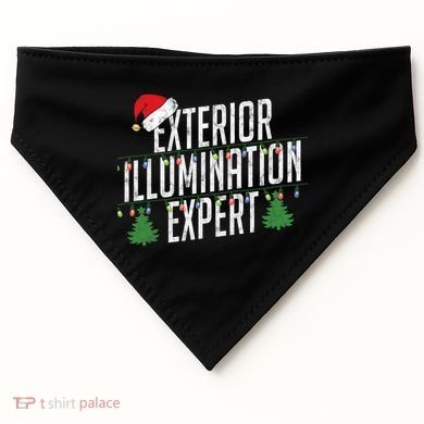 Exterior Illumination Expert Christmas Light Decorator USA-Made Doggie Bandana