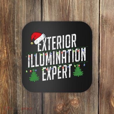 Exterior Illumination Expert Christmas Light Decorator Coaster