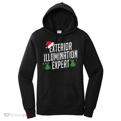 Exterior Illumination Expert Christmas Light Decorator Women's Hoodie