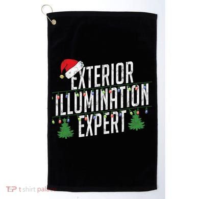 Exterior Illumination Expert Christmas Light Decorator Golf Towel