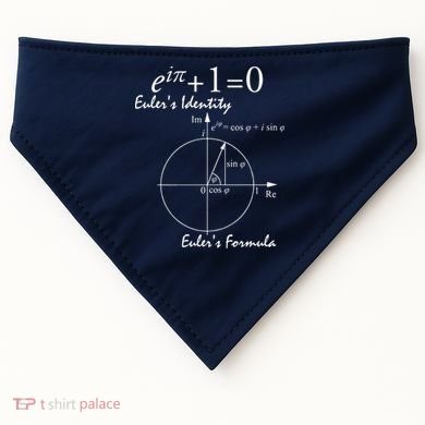 Euler's Identity Euler's Formula USA-Made Doggie Bandana
