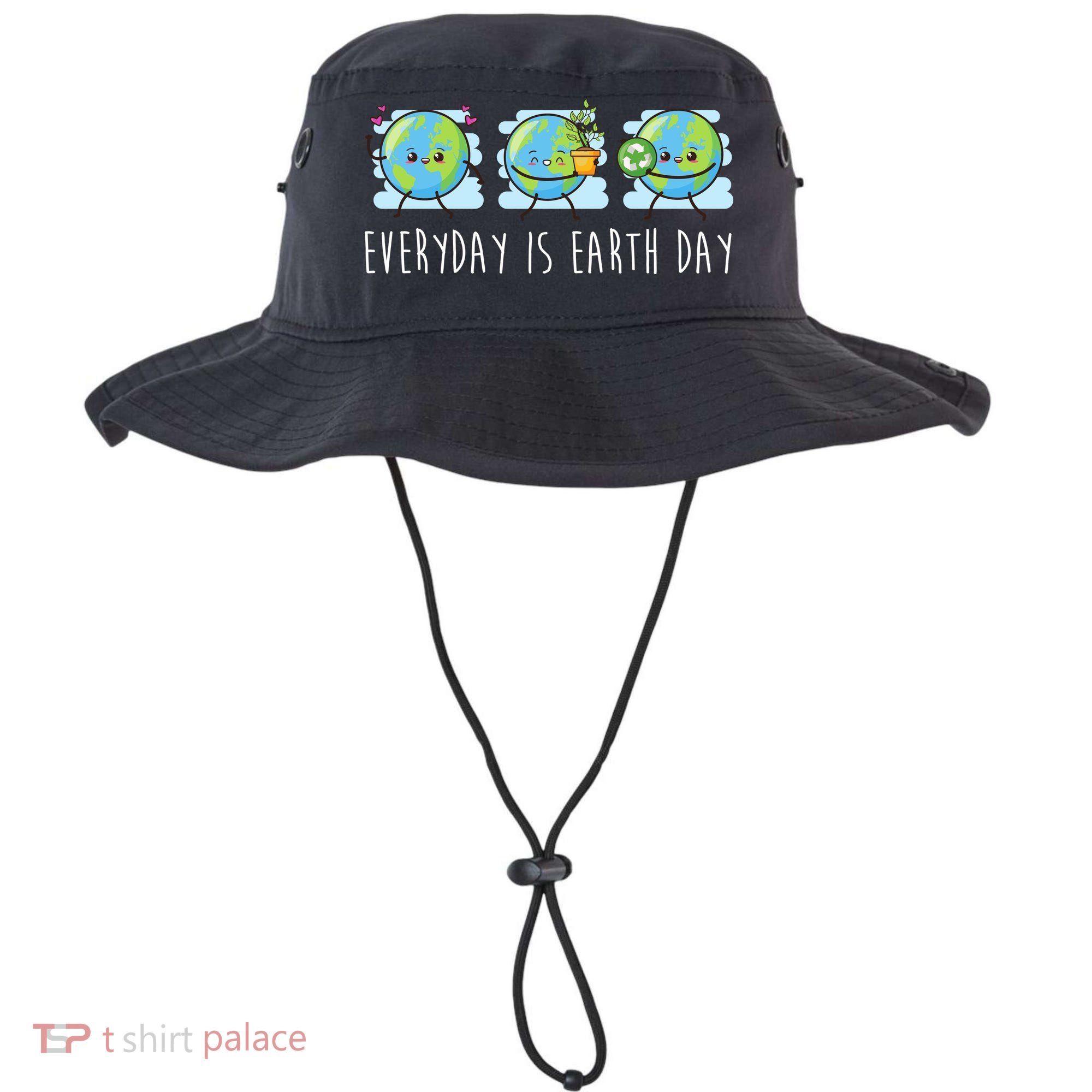 Everyday Is Earth Day Cute Planet Awareness Bucket Hat