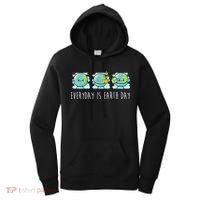 Everyday Is Earth Day Cute Planet Awareness Women's Hoodie thumb 0
