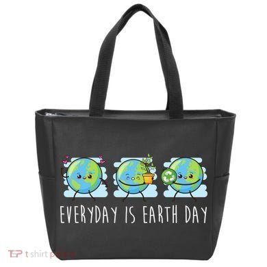 Everyday Is Earth Day Cute Planet Awareness Tote Bag