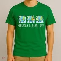 Everyday Is Earth Day Cute Planet Awareness T-Shirt thumb 3
