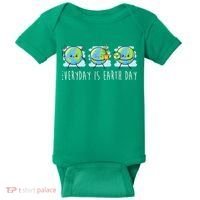 Everyday Is Earth Day Cute Planet Awareness Baby Bodysuit thumb 0