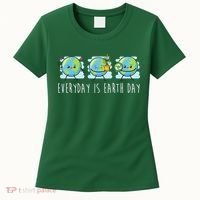 Everyday Is Earth Day Cute Planet Awareness Women's T-Shirt thumb 0