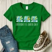 Everyday Is Earth Day Cute Planet Awareness Women's T-Shirt thumb 3