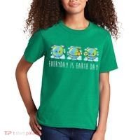 Everyday Is Earth Day Cute Planet Awareness Kids T-Shirt thumb 2
