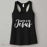 Easter Is For Jesus Cute Women's Tank Top thumb 3