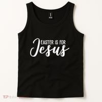 Easter Is For Jesus Cute Tank Top thumb 2