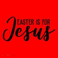 Easter Is For Jesus Cute Santa Hat thumb 1