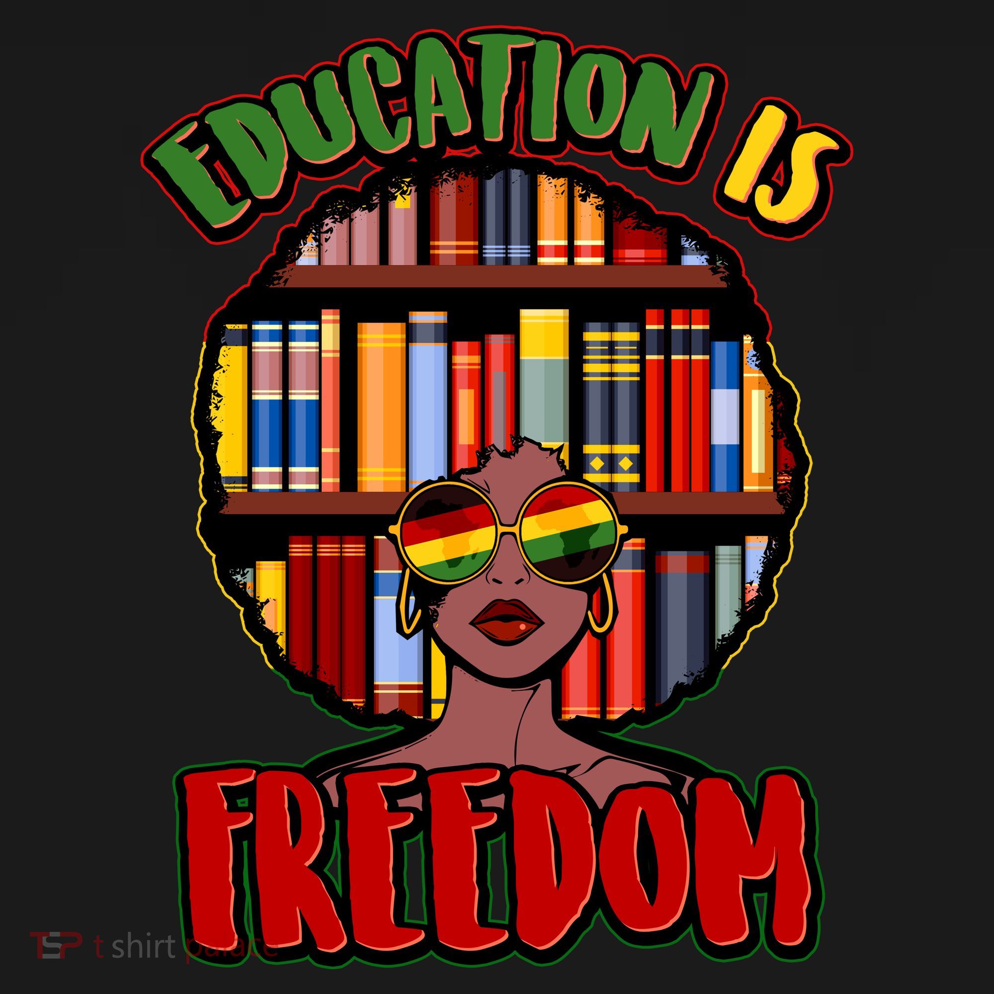 Education Is Freedom Black History Book Reading Lover Sweatshirt