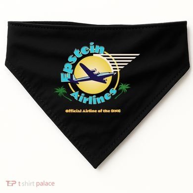 Epstein Island Funny Conservative Republican USA-Made Doggie Bandana