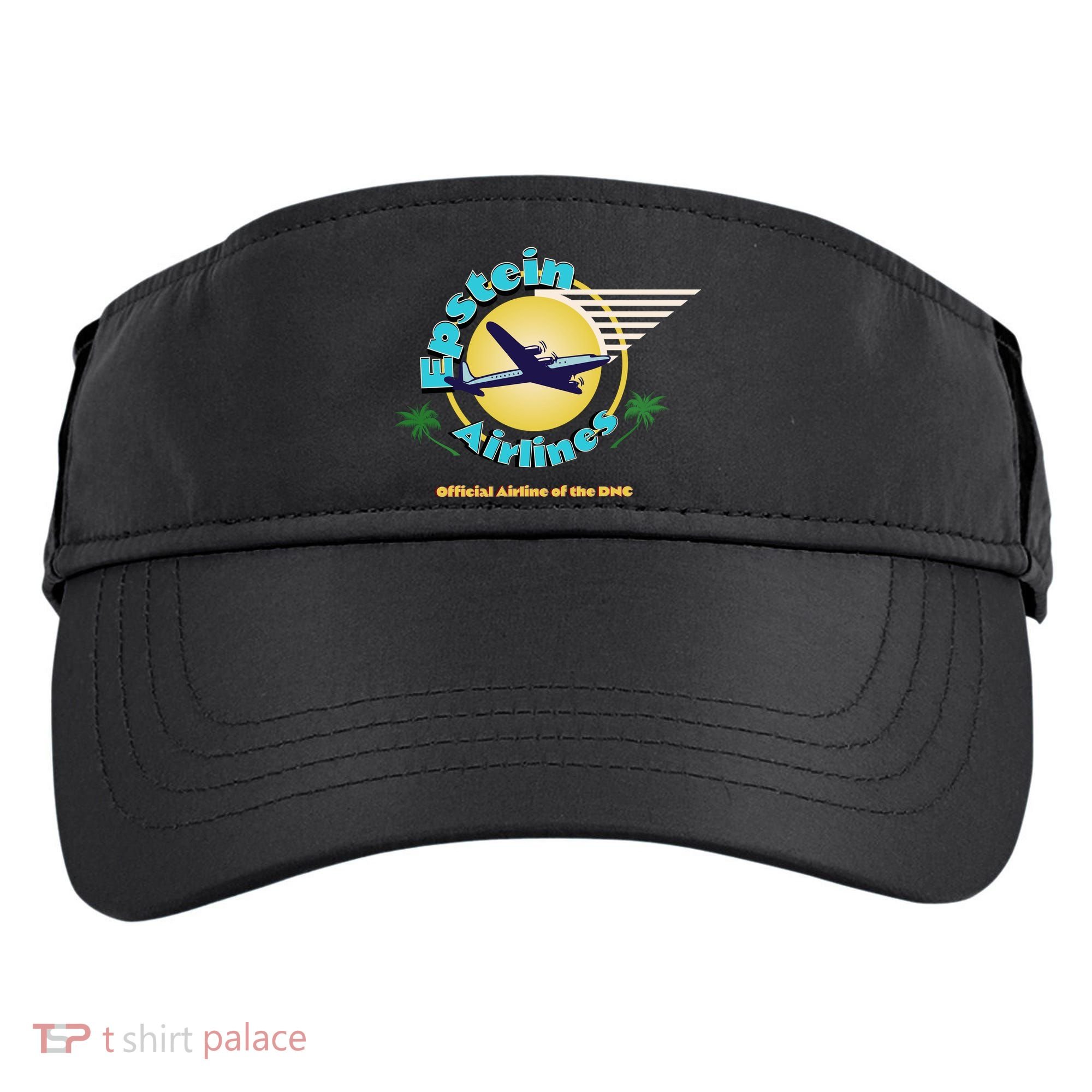 Epstein Island Funny Conservative Republican Adult Drive Performance Visor