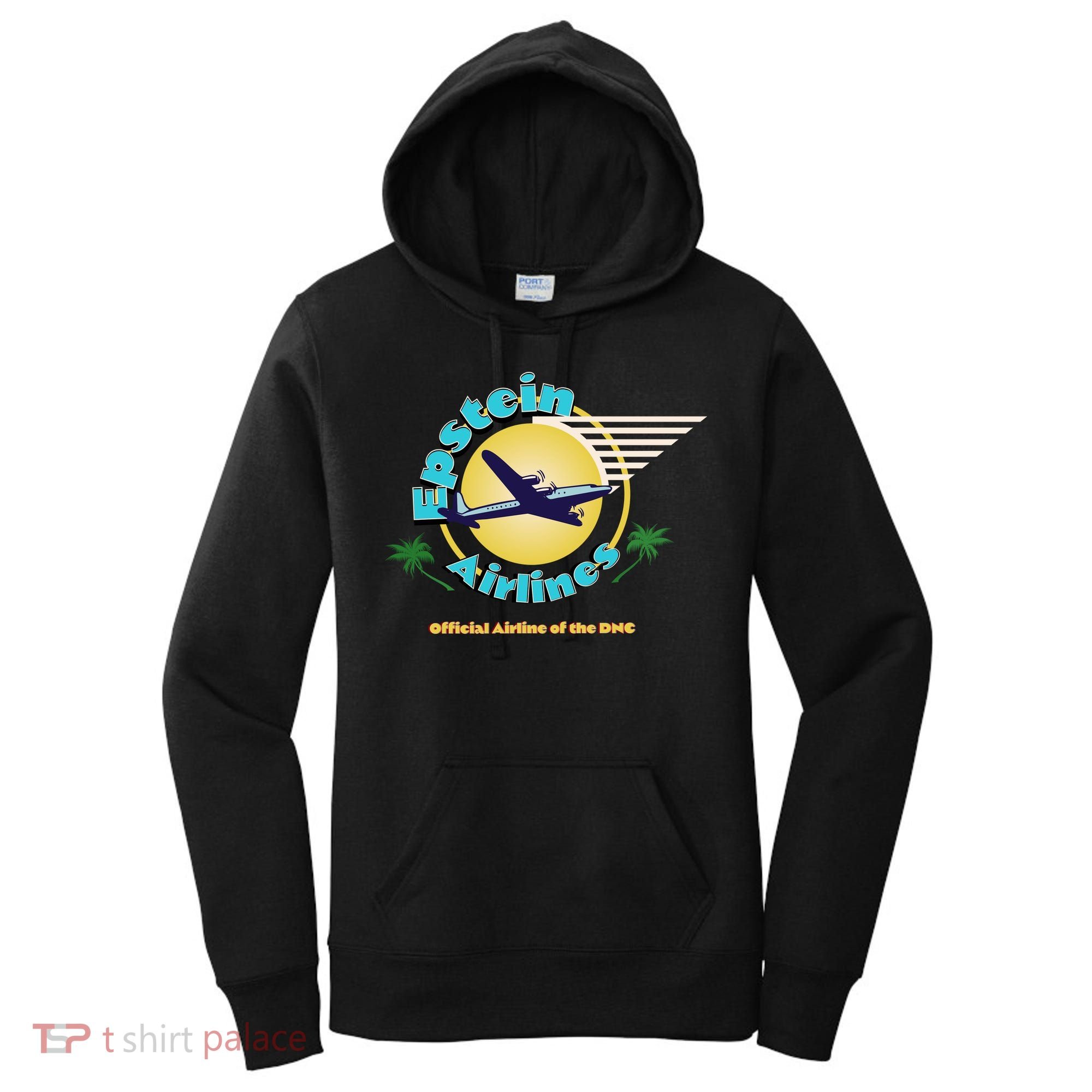 Epstein Island Funny Conservative Republican Women's Hoodie