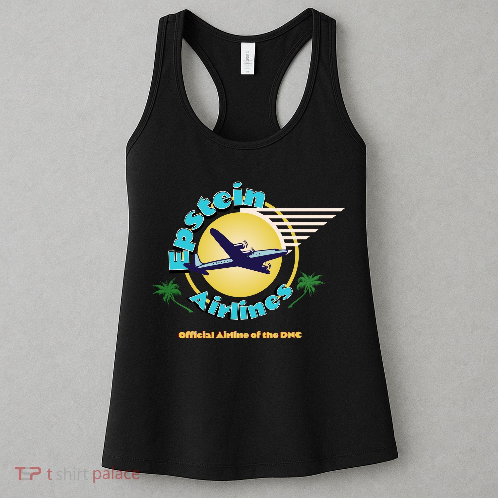 Epstein Island Funny Conservative Republican Women's Tank Top