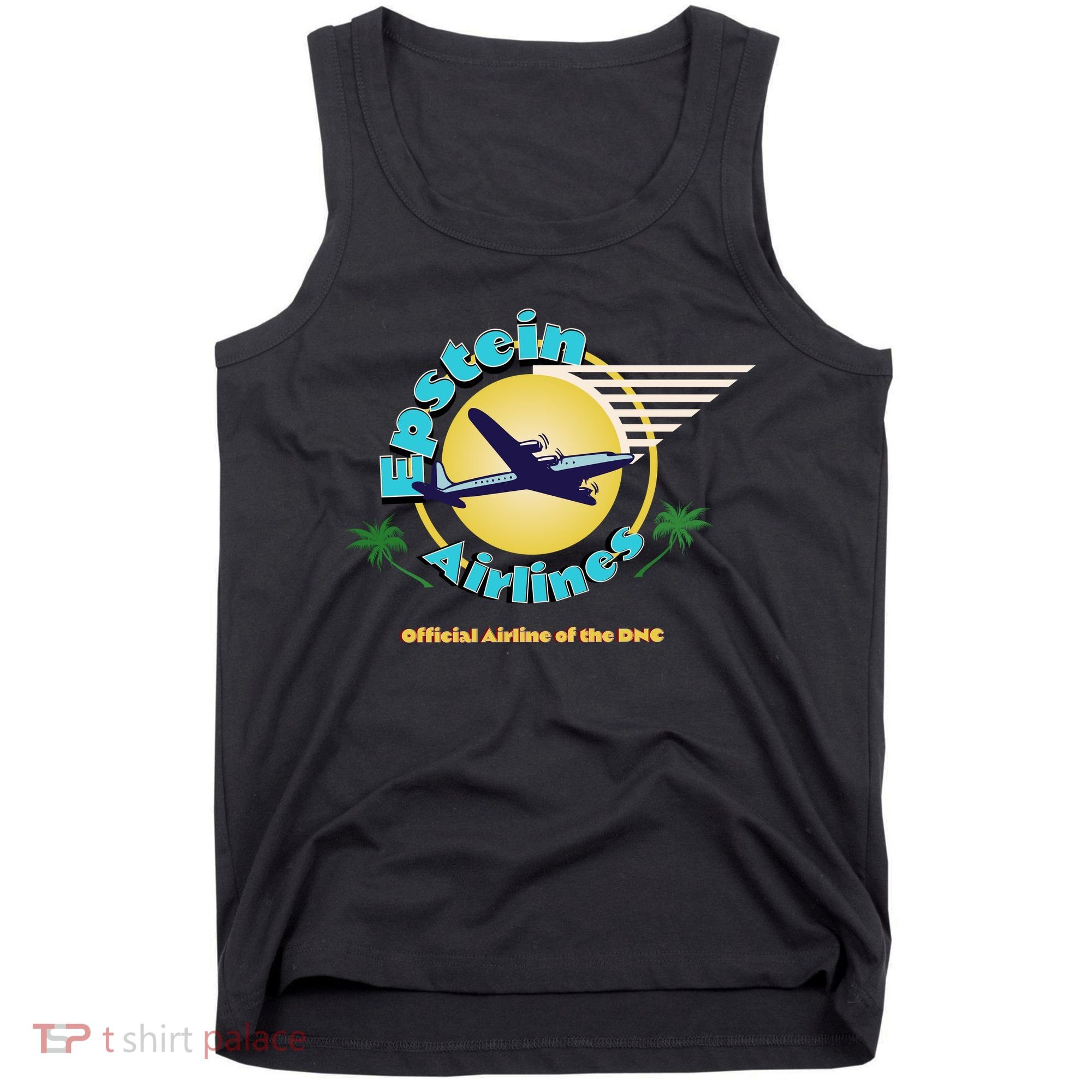 Epstein Island Funny Conservative Republican Tank Top