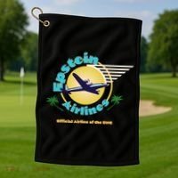 Epstein Island Funny Conservative Republican Golf Towel thumb 1