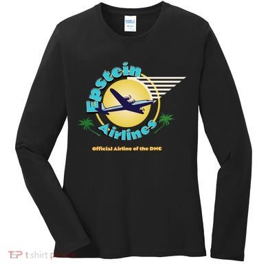 Epstein Island Funny Conservative Republican Women's Long Sleeve Shirt