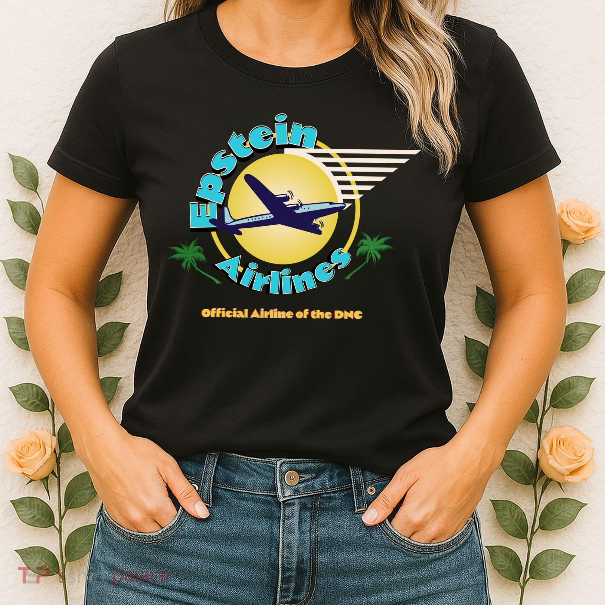 Epstein Island Funny Conservative Republican Women's T-Shirt