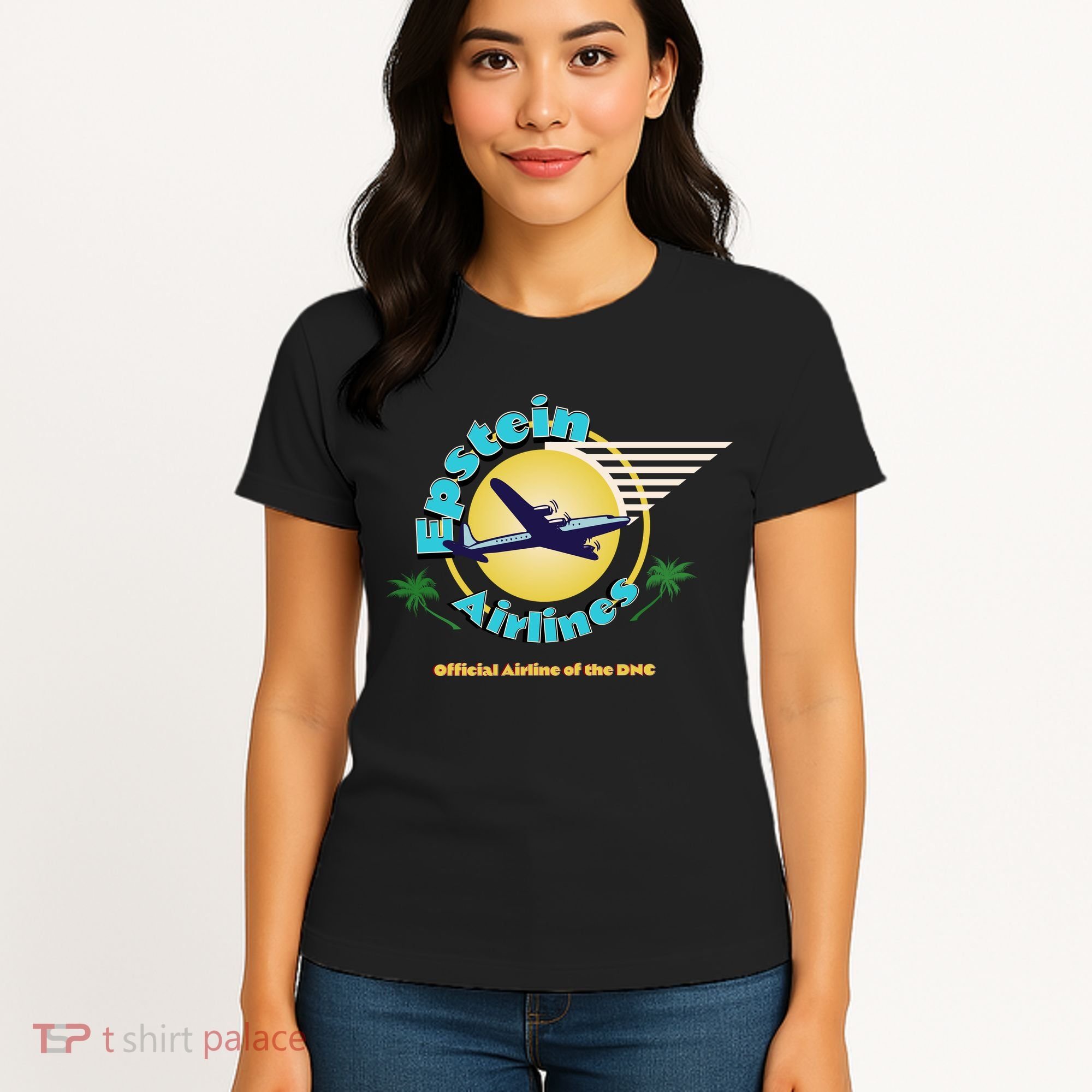 Epstein Island Funny Conservative Republican Women's T-Shirt