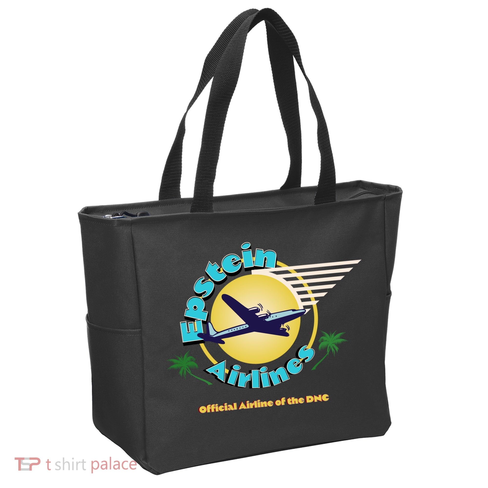 Epstein Island Funny Conservative Republican Tote Bag