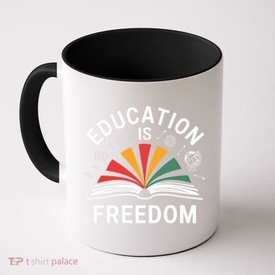 Education Is Freedom Teacher Student Back To School Gift Coffee Mug