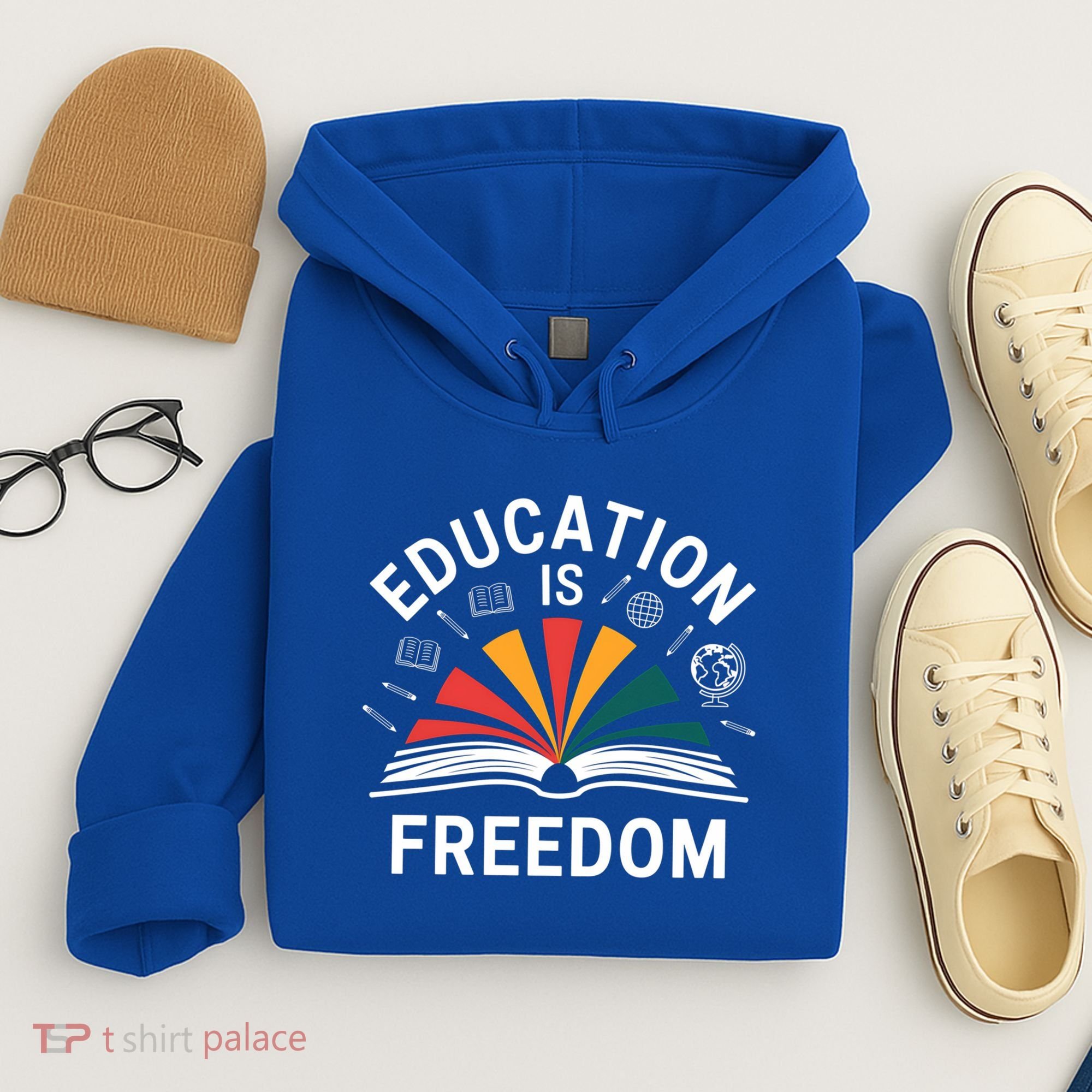 Education Is Freedom Teacher Student Back To School Gift Hoodie