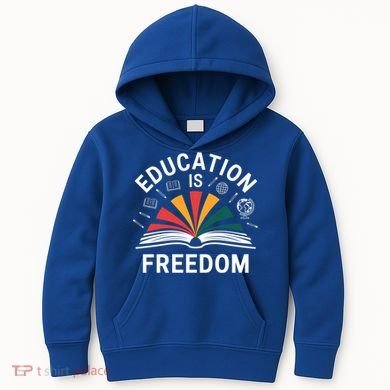 Education Is Freedom Teacher Student Back To School Gift Kids Hoodie
