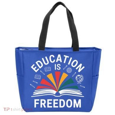 Education Is Freedom Teacher Student Back To School Gift Tote Bag