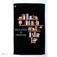 Education Is Freedom Golf Towel thumb 0