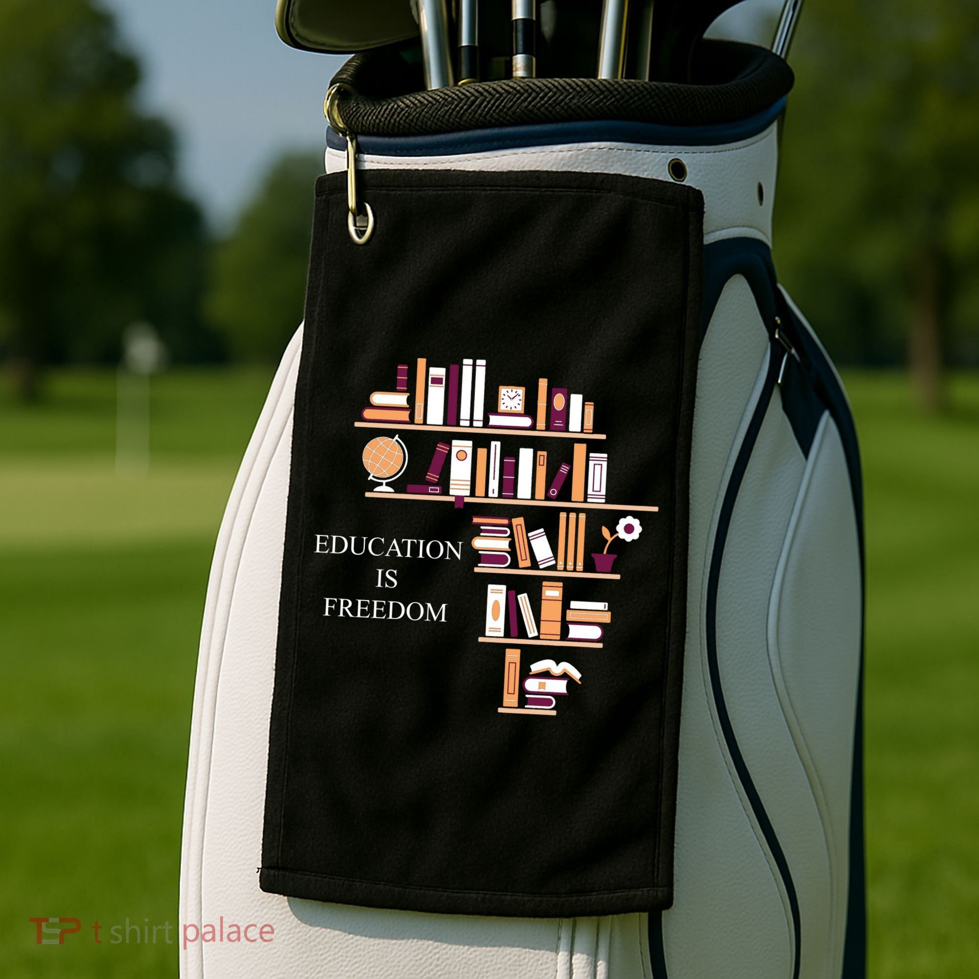 Education Is Freedom Golf Towel