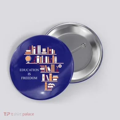Education Is Freedom Button
