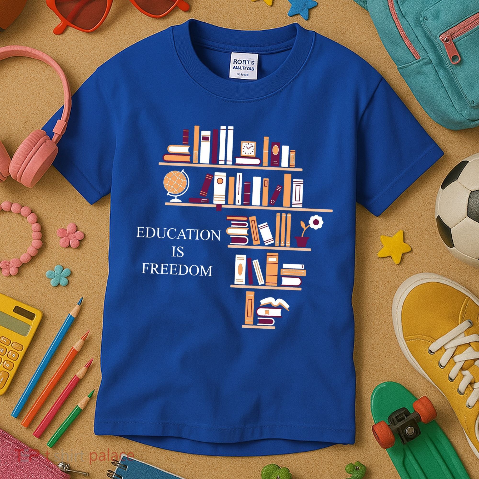 Education Is Freedom Kids T-Shirt