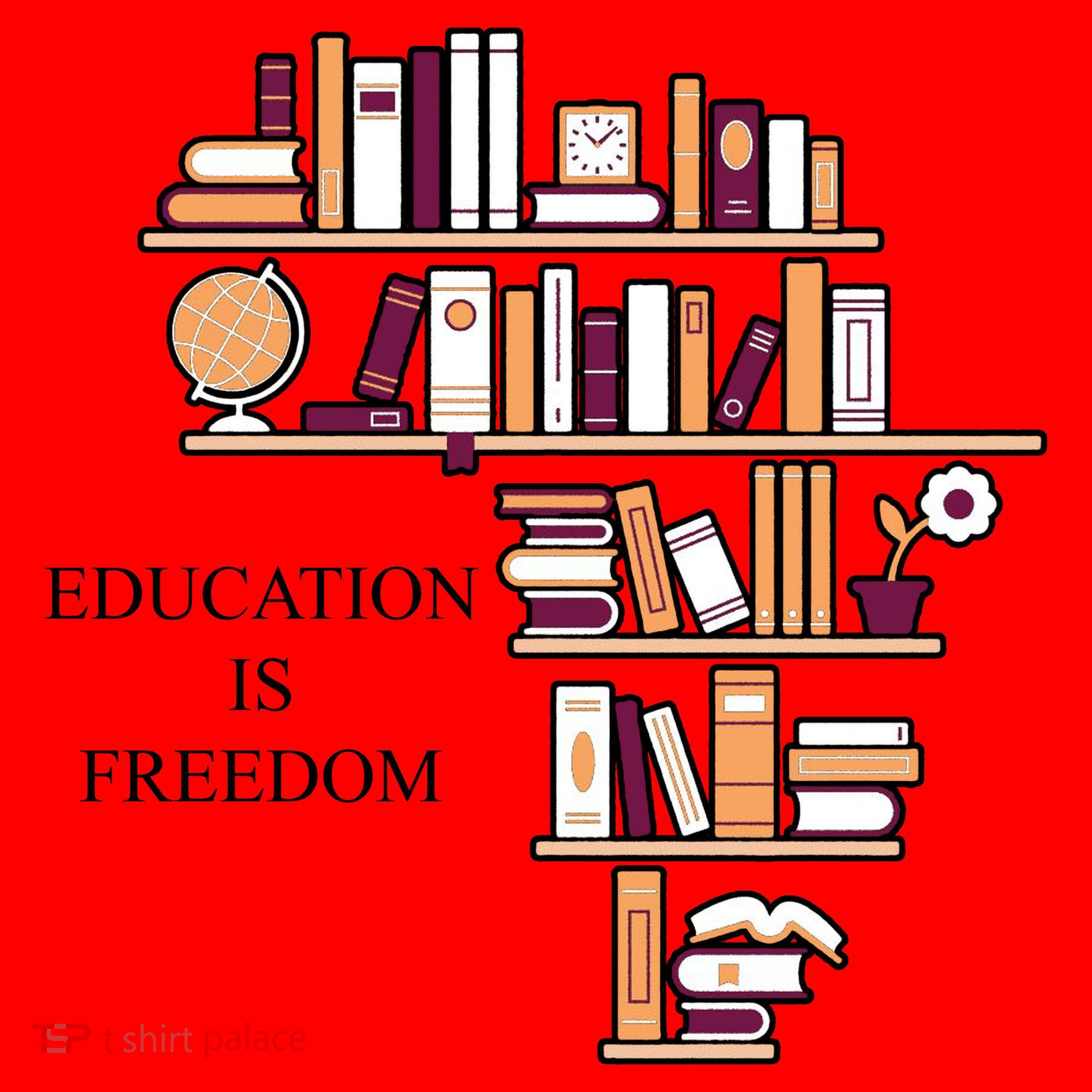 Education Is Freedom Santa Hat