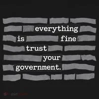 Everything Is Fine Trust Your Government Bucket Hat thumb 4