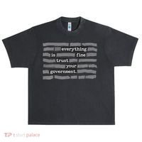 Everything Is Fine Trust Your Government Urban Oversized Heavyweight T-Shirt thumb 0