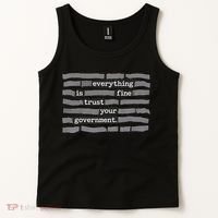 Everything Is Fine Trust Your Government Tank Top thumb 2