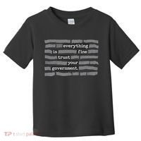 Everything Is Fine Trust Your Government Toddler T-Shirt thumb 0