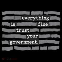 Everything Is Fine Trust Your Government Women's T-Shirt thumb 6