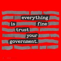 Everything Is Fine Trust Your Government Santa Hat thumb 1