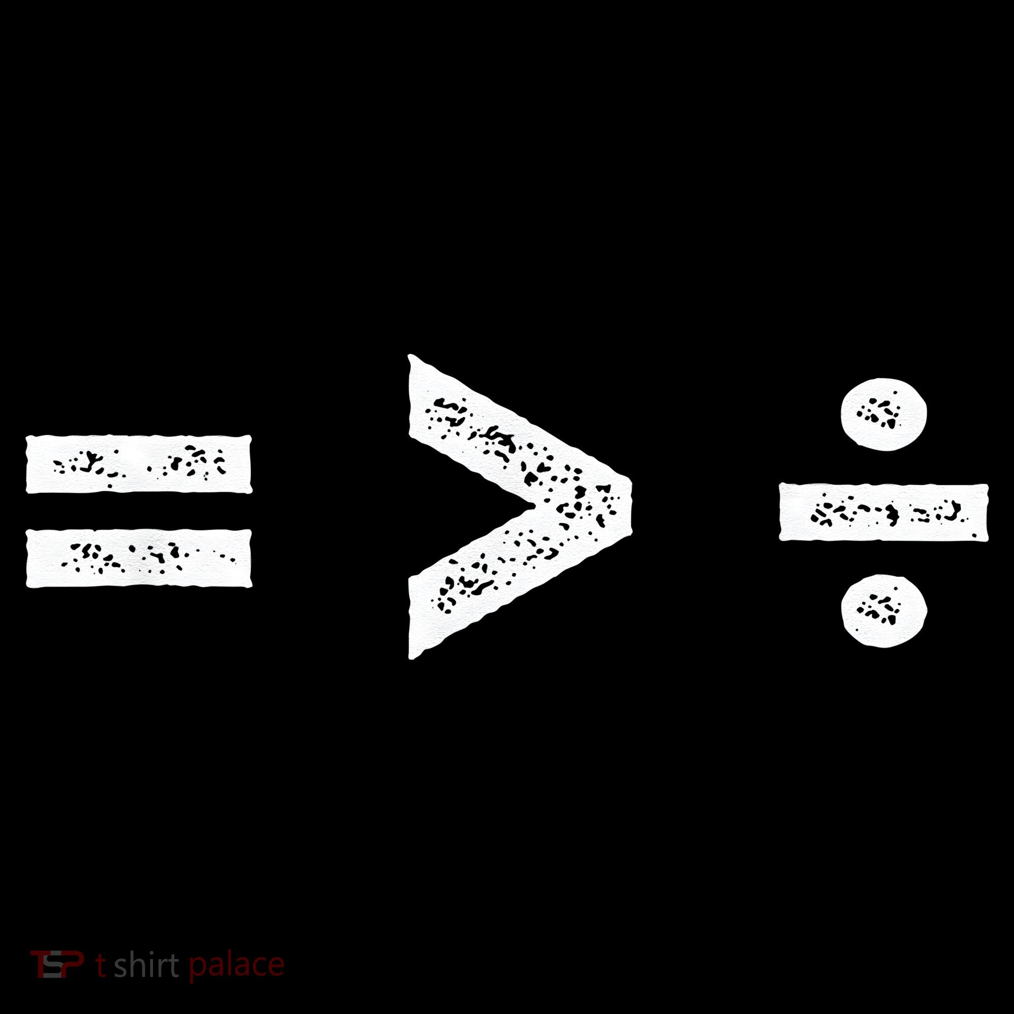 Equality Is Greater Than Division Symbols Ornament