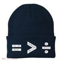 Equality Is Greater Than Division Symbols Beanie thumb 0