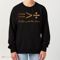 Equality Is Greater Than Division  Women's Sweatshirt thumb 0